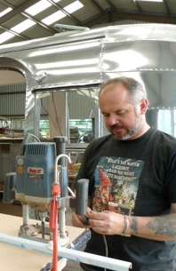 vintage airstream restoration cabinet maker